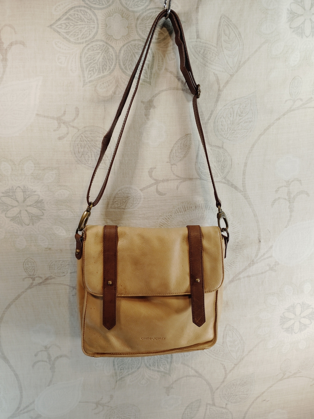Cynthia Rowley Tan and Brown Crossbody Bag